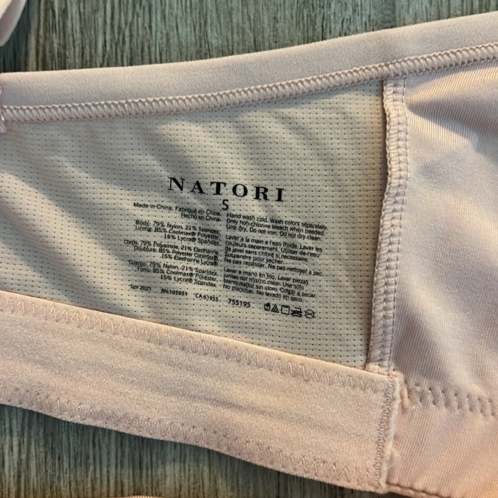 NWT Natori small pink sports bra/bralette - Picture 7 of 8